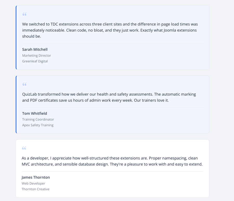 List Layout (Frontend)