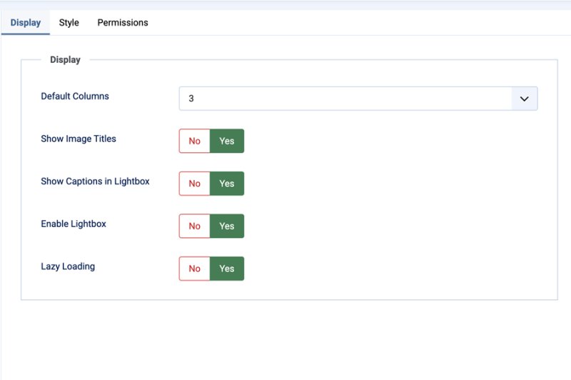 Display Settings
